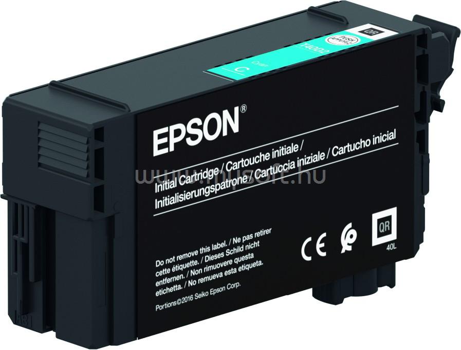 EPSON T40C2 Eredeti cián UltraChrome tintapatron (26 ml)