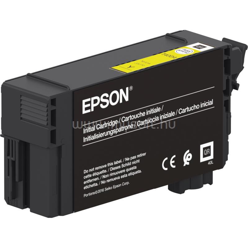 EPSON T40D4 Eredeti sárga UltraChrome tintapatron (50 ml)
