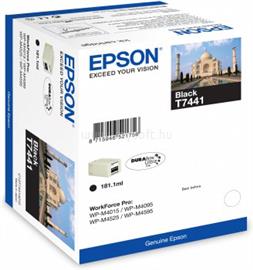 EPSON T7441 XXL Eredeti fekete Taj Mahal DURABrite Ultra extra nagy kapacitású tintapatron (10 000 oldal) C13T74414010 small