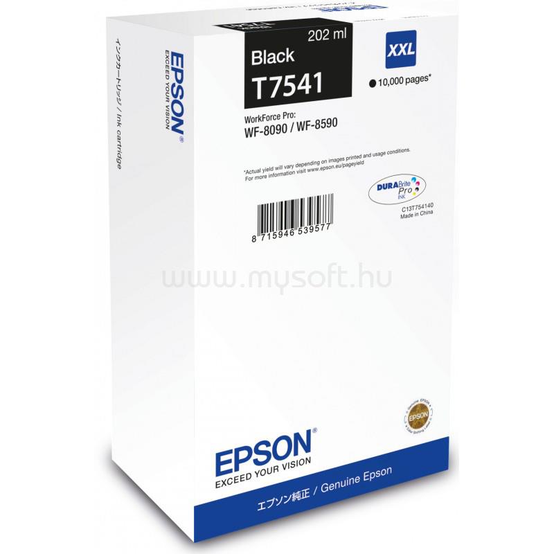 EPSON T7541 XXL Eredeti fekete DURABrite Pro extra nagy kapacitású tintapatron (10 000 oldal)