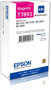 EPSON T7893 XXL Eredeti bíbor DURABrite Ultra extra nagy kapacitású tintapatron (34,2 ml)