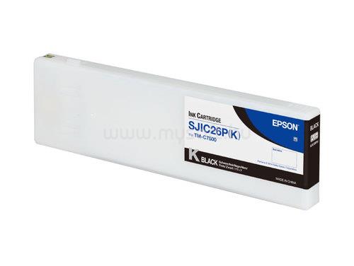 EPSON SJIC26P(K) Eredeti fekete DURABrite Ultra tintapatron (295,2 ml)