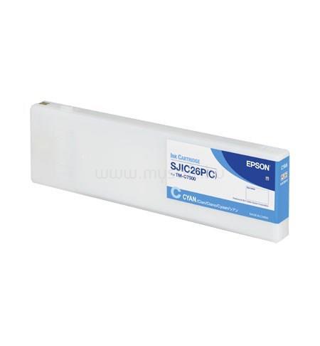 EPSON SJIC26P(C) Eredeti cián DURABrite Ultra tintapatron (294,3 ml)