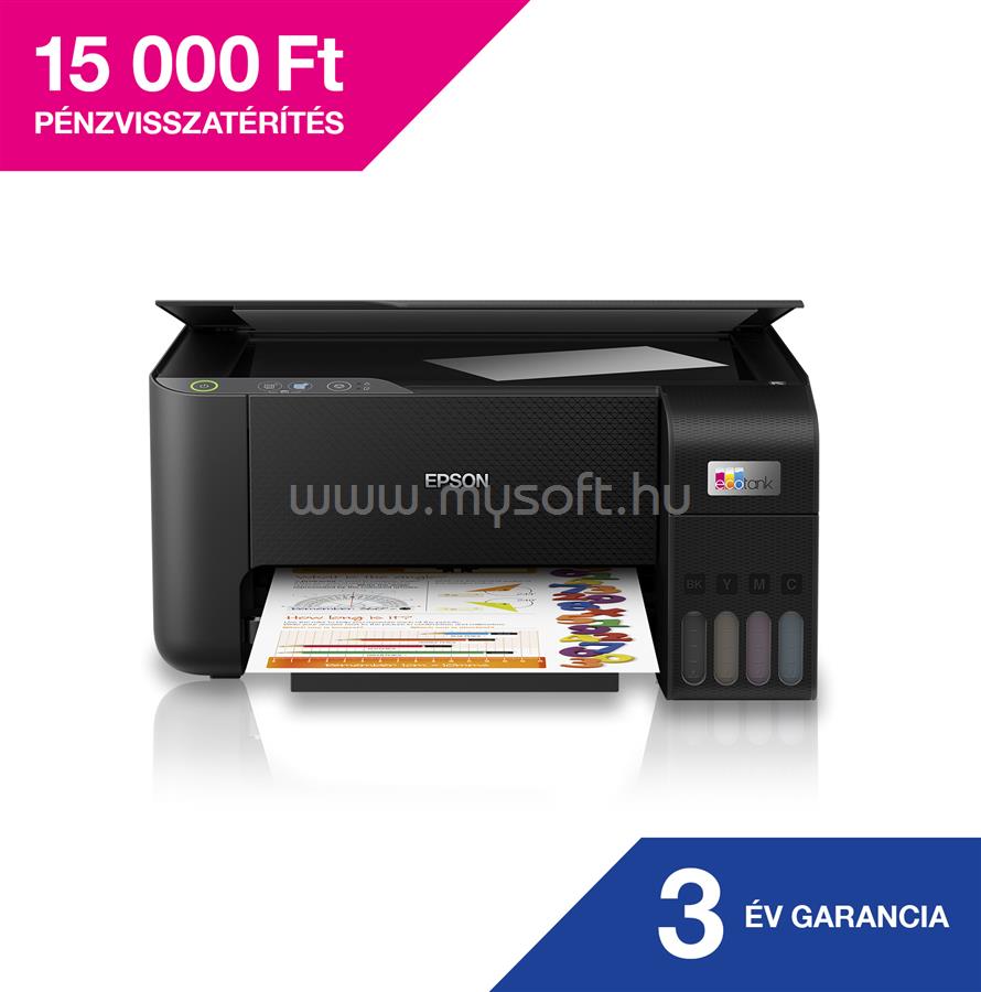 EPSON EcoTank L3210 külső tintatartályos színes multifunkciós tintasugaras nyomtató