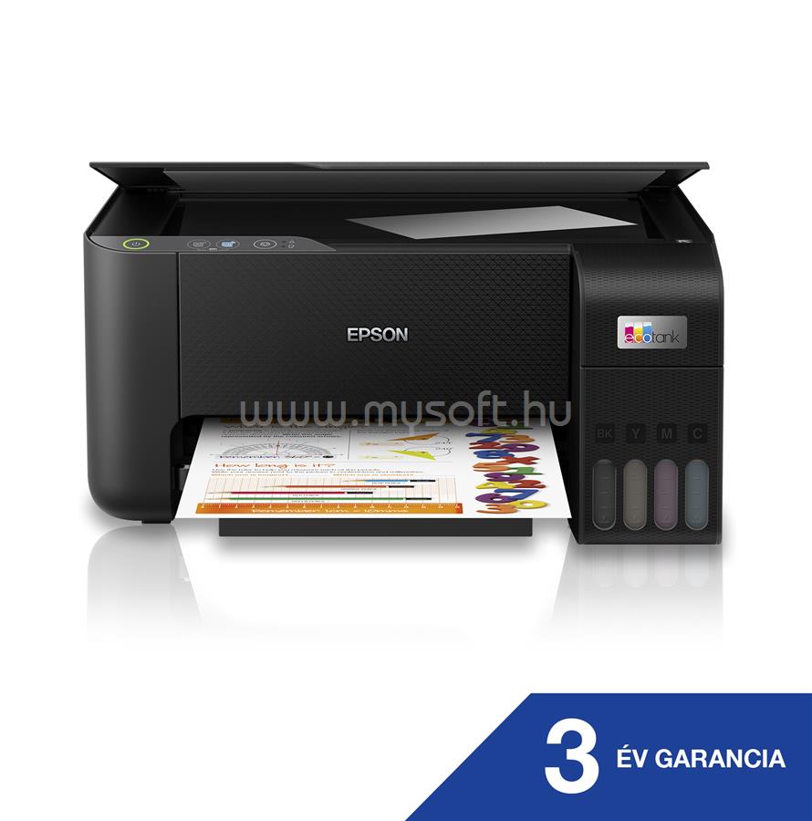 EPSON EcoTank L3210 külső tintatartályos színes multifunkciós tintasugaras nyomtató C11CJ68401 large