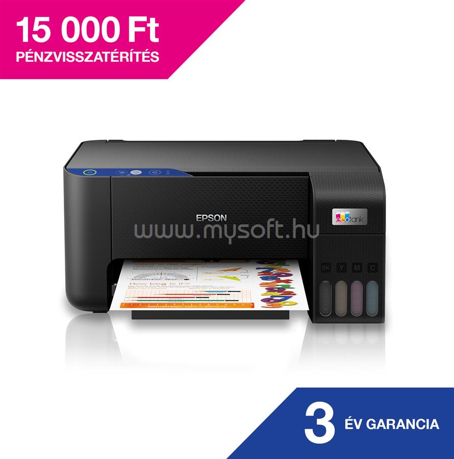 EPSON EcoTank L3211 külső tintatartályos színes multifunkciós tintasugaras nyomtató