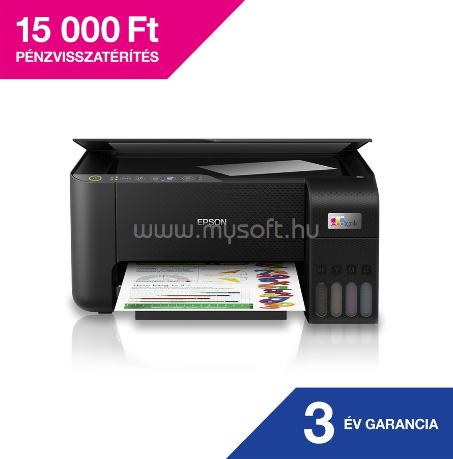 EPSON EcoTank L3250 külső tintatartályos színes multifunkciós tintasugaras nyomtató