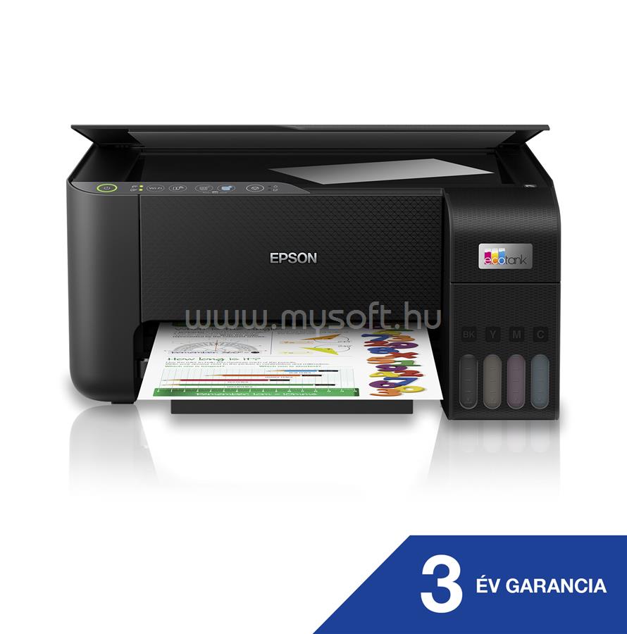 EPSON EcoTank L3250 külső tintatartályos színes multifunkciós tintasugaras nyomtató C11CJ67405 large