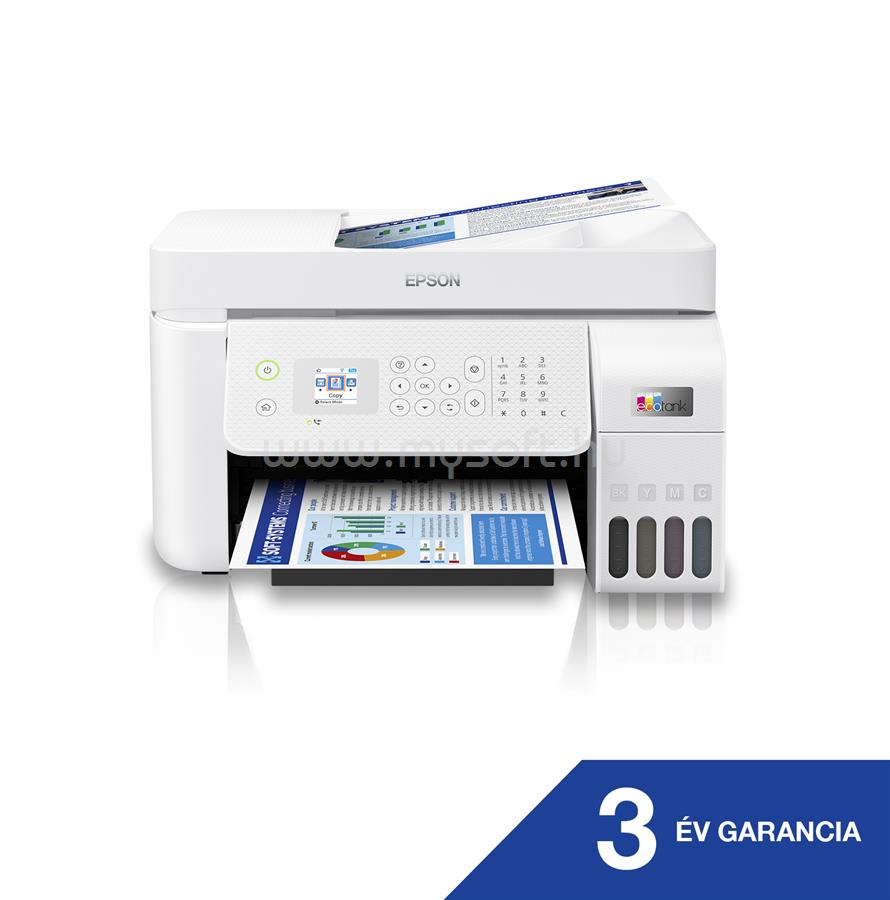 EPSON EcoTank L5296 külső tintatartályos színes multifunkciós tintasugaras nyomtató