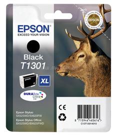 EPSON T1301 XL Eredeti fekete Szarvas DURABrite Ultra extra nagy kapacitású tintapatron (25,4 ml) C13T13014010 small
