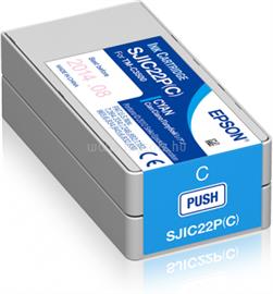 EPSON SJIC22P(C) Eredeti cián DURABrite Ultra tintapatron (32,5 ml) C33S020602 small