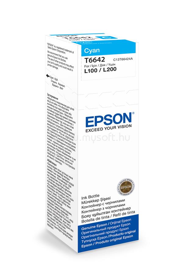 EPSON 664 Eredeti cián tintatartály (70 ml)