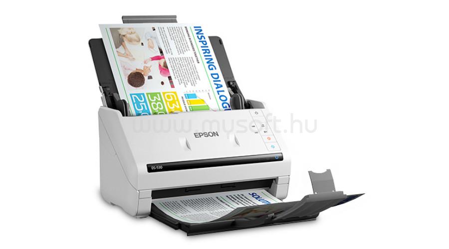 EPSON WorkForce DS-530 A4 lapáthúzós dokumentumszkenner