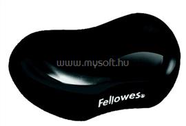 FELLOWES Csuklótámasz, mini, géltöltésű, "CrystalT Gel", fekete FELLOWES_9112301 small