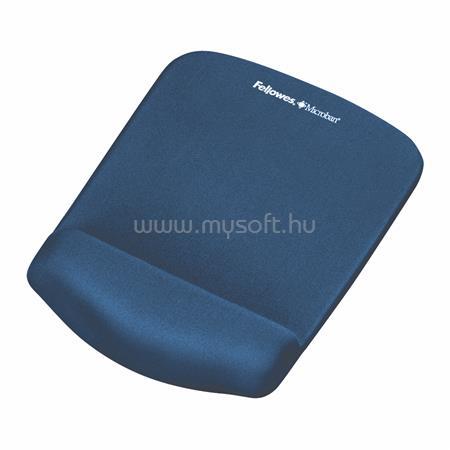 FELLOWES Egéralátét csuklótámasszal, habtöltésű, "PlushTouchT", kék