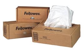 FELLOWES Hulladékgyűjtő zsák iratmegsemmisítőhöz, 30-35 literes kapacitásig, FELLOWES 36053 small