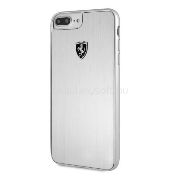FERRARI Heritage iPhone 7 Plus aluminium kemény ezüst tok
