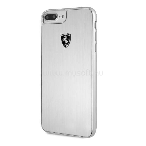 FERRARI Heritage iPhone 7 Plus aluminium kemény ezüst tok
