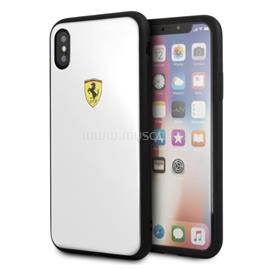 FERRARI On-Track iPhone X fehér logóval akril tok FESACHCPXWH small