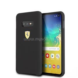 FERRARI Samsung S10 Plus SF szilikon fekete tok FESSIHCS10PBK small