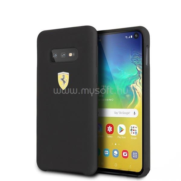 FERRARI Samsung S10 Plus SF szilikon fekete tok