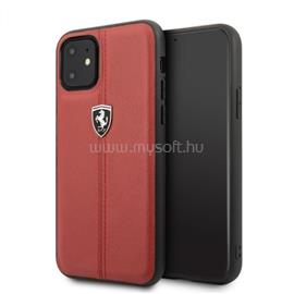 FERRARI iPhone 11 Pro Max függőlegesen csíkozott piros keménytok FEHDEHCN65RE small