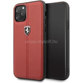 FERRARI iPhone 11 Pro függőlegesen csíkozott piros keménytok FEHDEHCN58RE small