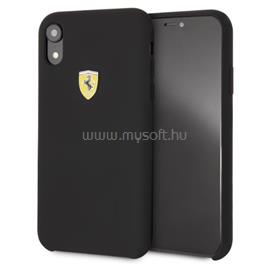 FERRARI iPhone XR SF szilikon fekete tok FESSIHCI61BK small