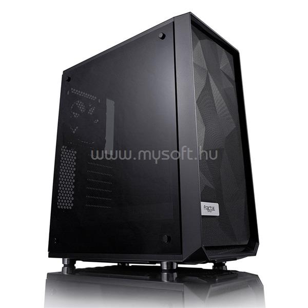 FRACTAL DESIGN Meshify C Fekete (Táp nélküli) ablakos ATX ház