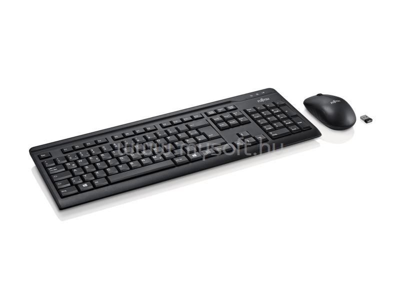 FUJITSU LX410 Billentyűzet/Egér WIRELESS, HU (fekete)