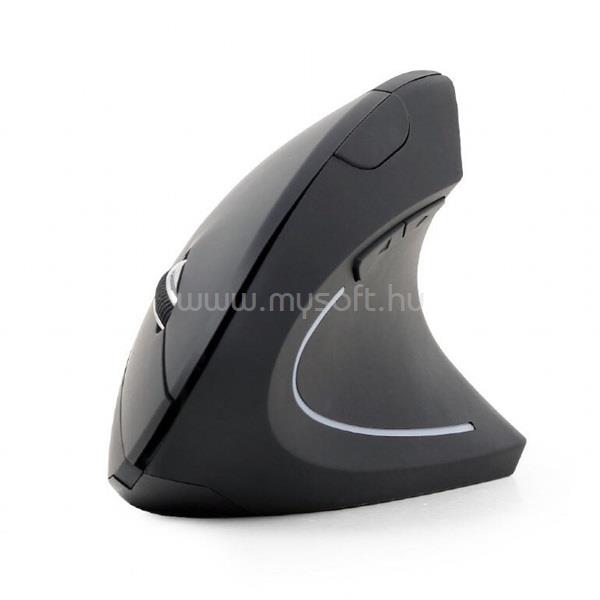 GEMBIRD MUSW-ERGO-01 ergonómikus vezeték nélküli fekete egér