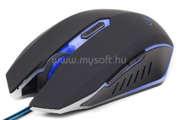 GEMBIRD MUSG-001-B optikai Gamer fekete-kék egér