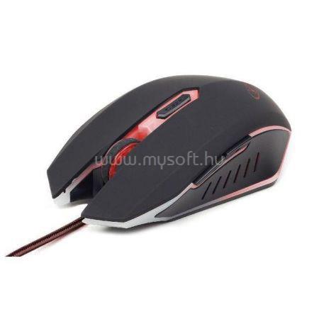 GEMBIRD MUSG-001-R optikai Gamer fekete-piros egér