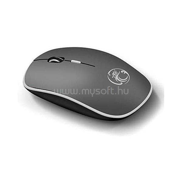 GENIUS APEDRA Vezeték nélküli egér optikai, G-1600, 1600dpi, USB, Csendes kattintás, Szürke