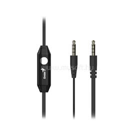 GENIUS Fülhallgató - HS-M228 (3.5mm Jack, mikrofon, fekete/fehér) 31710018402 small