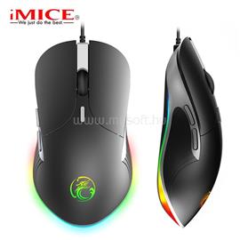 IMICE Vezetékes egér optikai, gaming X6, 6400dpi, USB, Fekete IMICE_X6 small