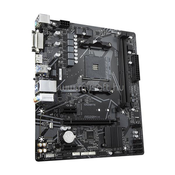 GIGABYTE alaplap A520M H (AM4, mATX)