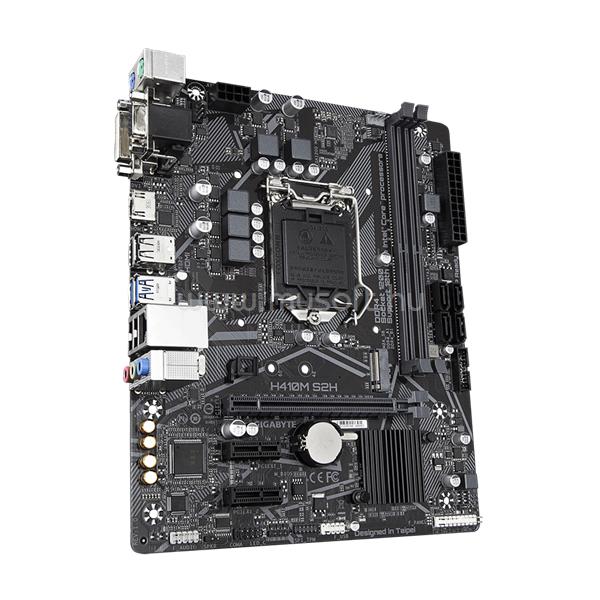 GIGABYTE alaplap H410M S2H (LGA1200, mATX)