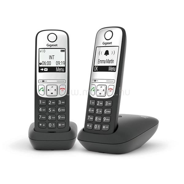 GIGASET A690 DUO fekete dect telefon