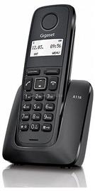GIGASET A116 fekete dect telefon S30852-H2801-R101 small