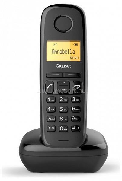 GIGASET A170 DECT hívóazonosítós fekete telefon