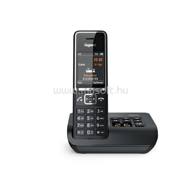 GIGASET COMFORT 550A telefon készülék vezeték nélküli, DECT, FEKETE [BEMUTATÓ DARAB]