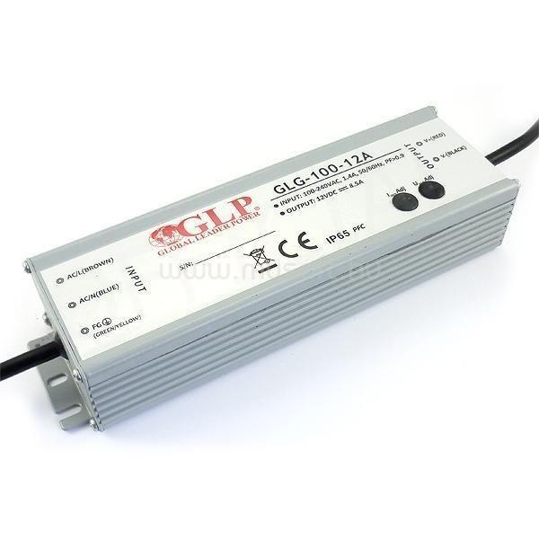 GLP GLG-100-12 100W 12V 8.5A IP65 PFC szűrős LED tápegység