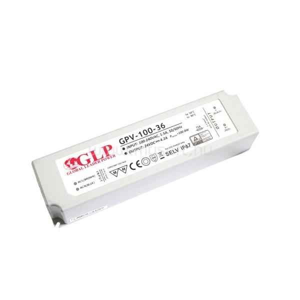 GLP GPV-100-36 100W 36V 2.8A IP67 LED tápegység