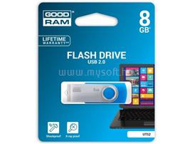 GOODRAM UTS2 Pendrive 8GB USB2.0 (kék) UTS2-0080B0R11 small