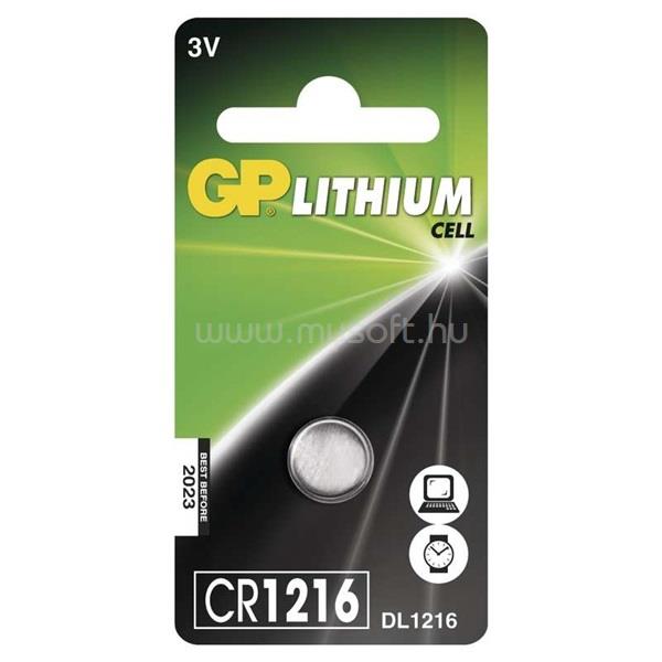 GP BATTERIES CR1216 lítium gombelem 1db/bliszter