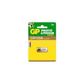 GP BATTERIES GP CR123 lithium fotó elem 1db/bliszter B1501 small