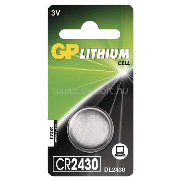 GP BATTERIES CR2430 lítium gombelem 1db/bliszter