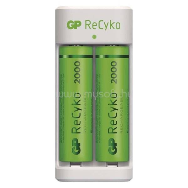 GP BATTERIES GP Eco E211 Akkutültő + 2×AA GP ReCyko 2000