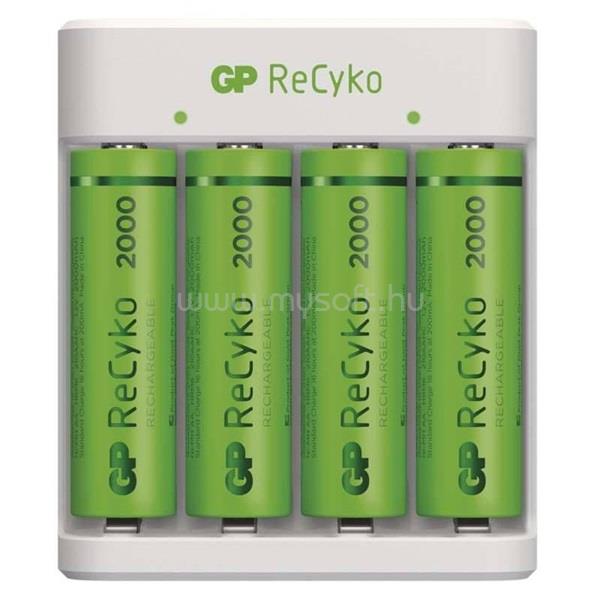 GP BATTERIES GP Eco E411 Akkutöltő + 4×AA GP ReCyko 2000